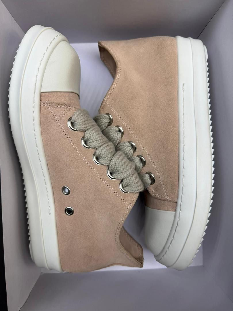 Rick Owens Jumbo Lace Low Sneakers