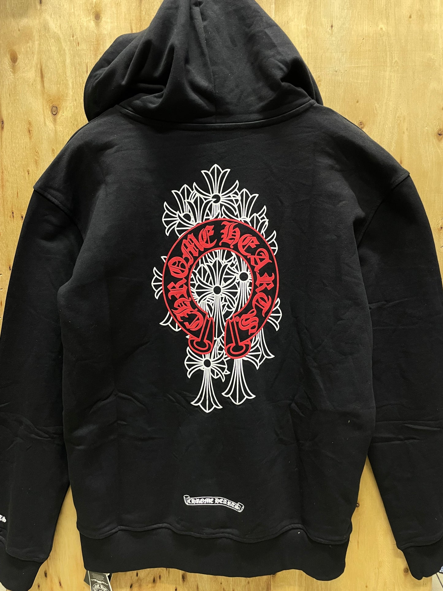 Chrome hearts Red Horseshoe Hoodie