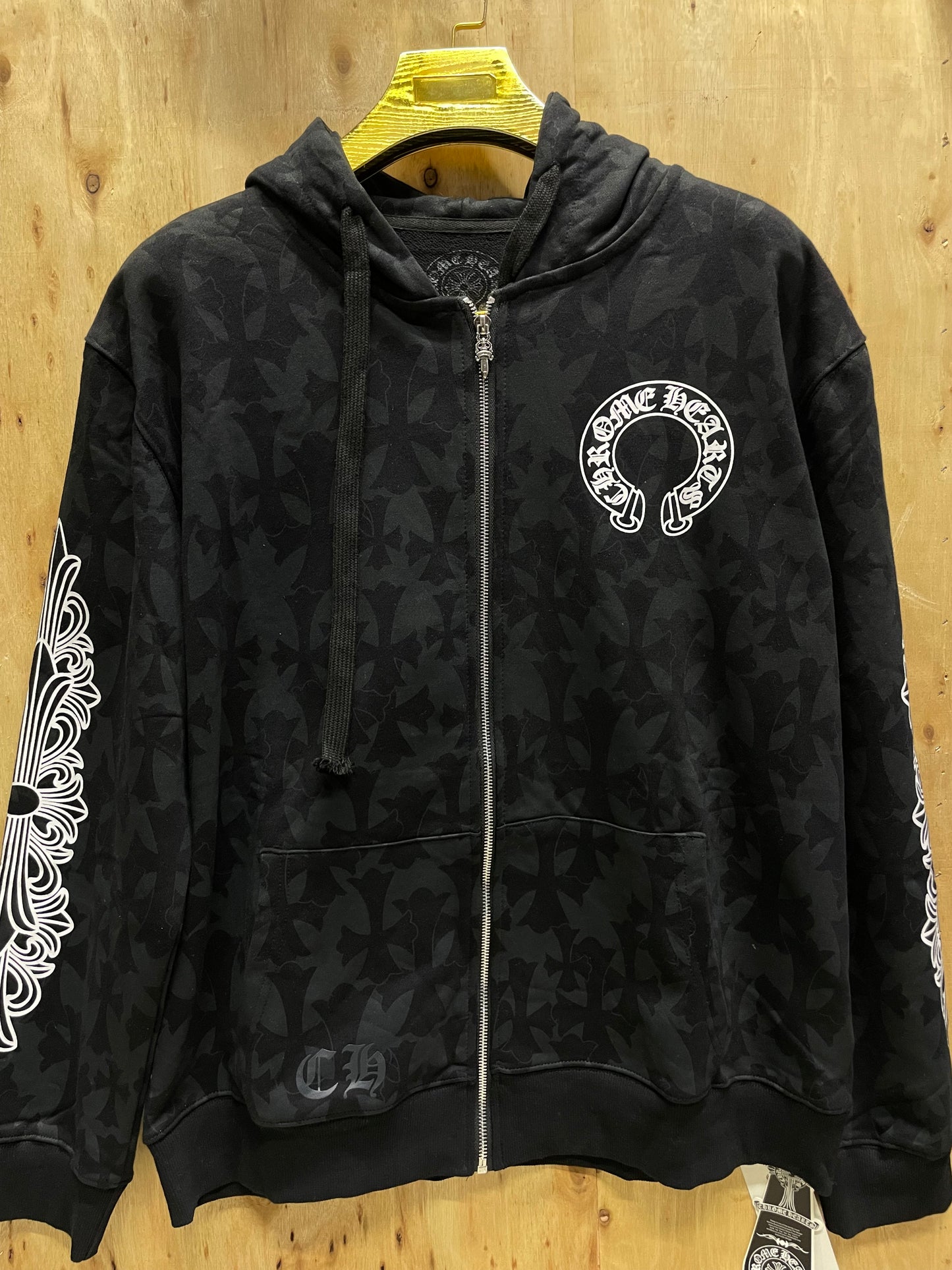 Chrome Hearts All-Over Cross Monogram Hoodie