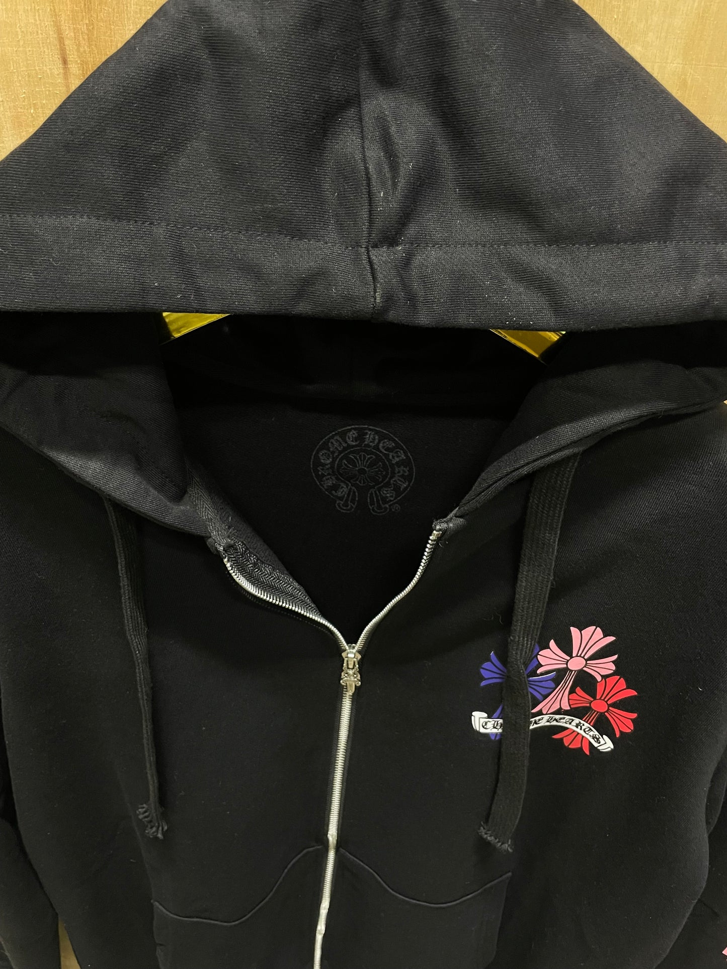 Chrome Hearts Multicolor Cross cemetery hoodie