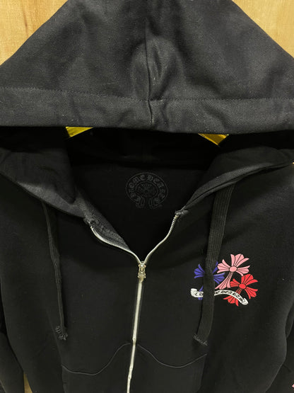 Chrome Hearts Multicolor Cross cemetery hoodie