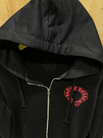 Chrome hearts Red Horseshoe Hoodie
