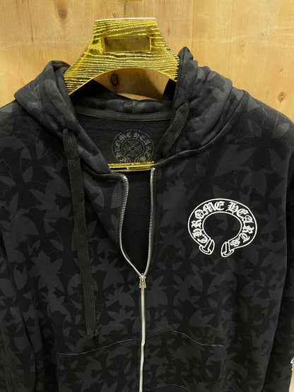 Chrome Hearts All-Over Cross Monogram Hoodie