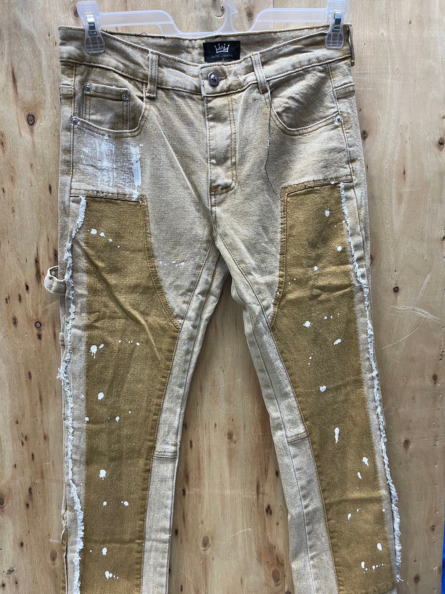 Brown ‘Stained’ Jeans