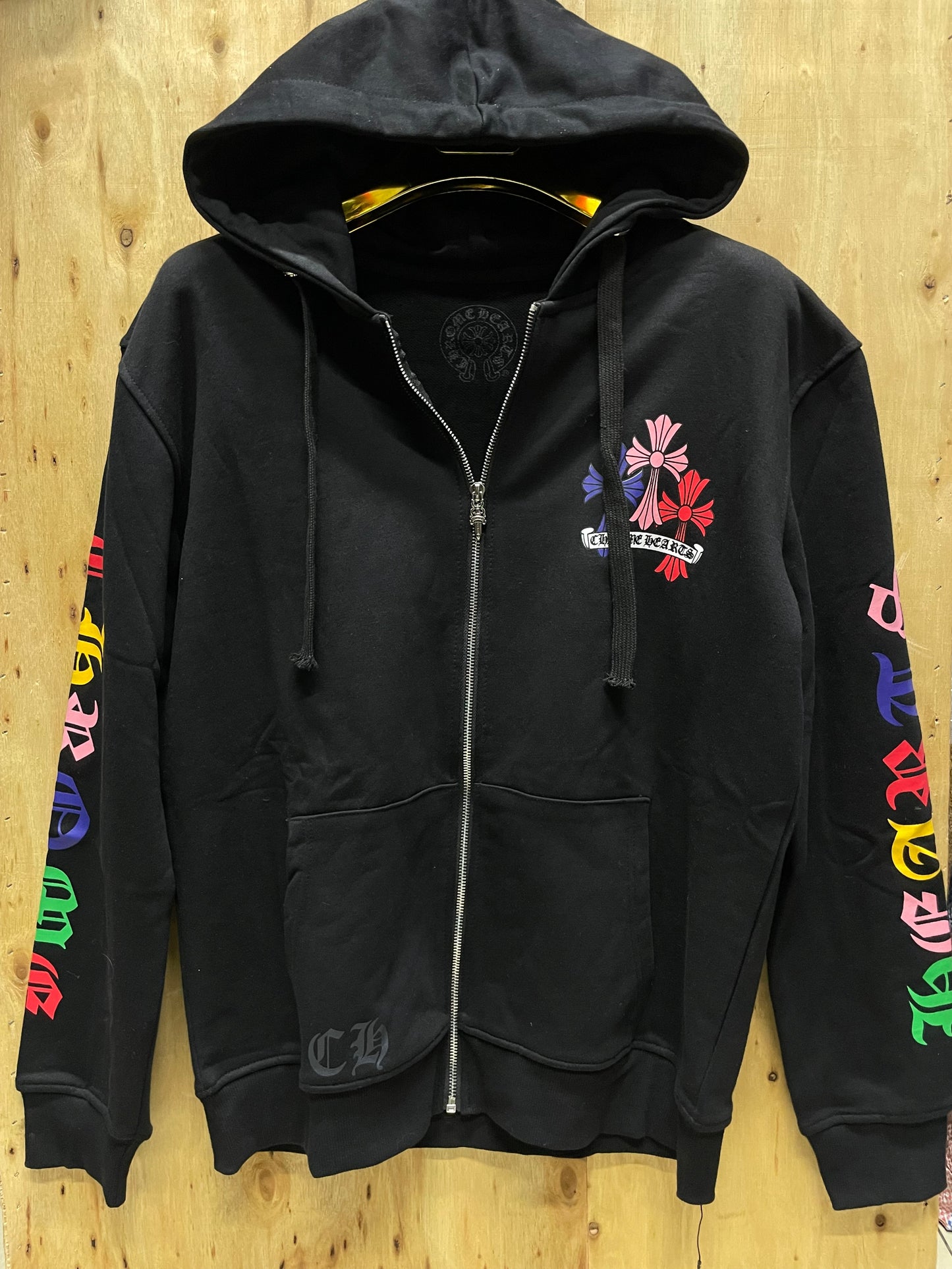 Chrome Hearts Multicolor Cross cemetery hoodie