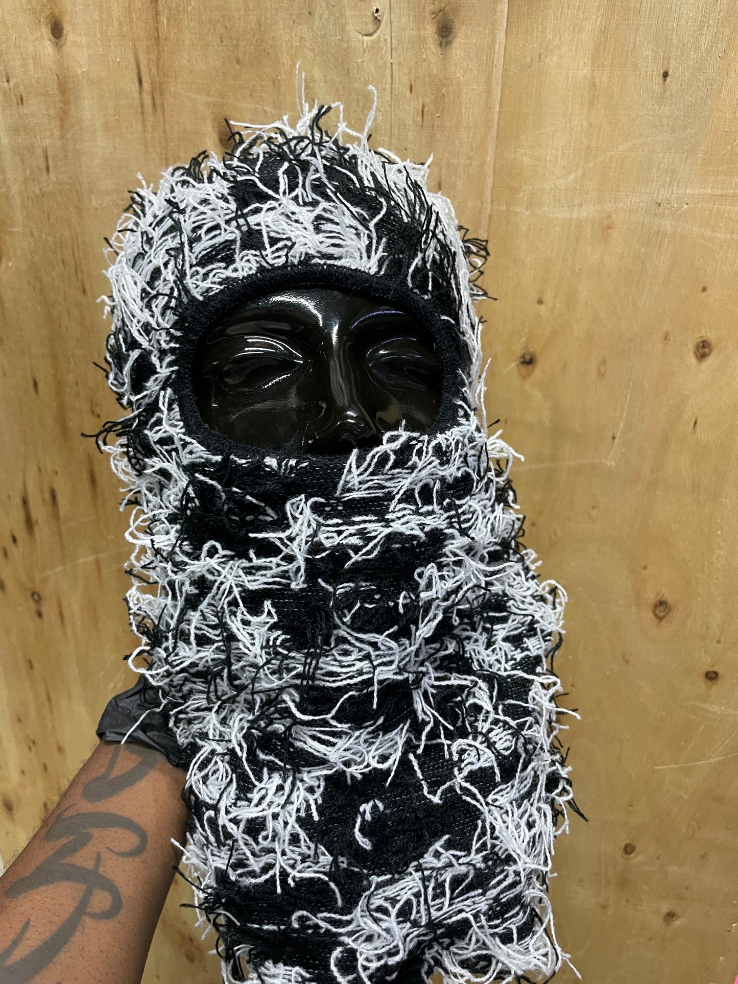 Black and White Aesthetic Balaclava