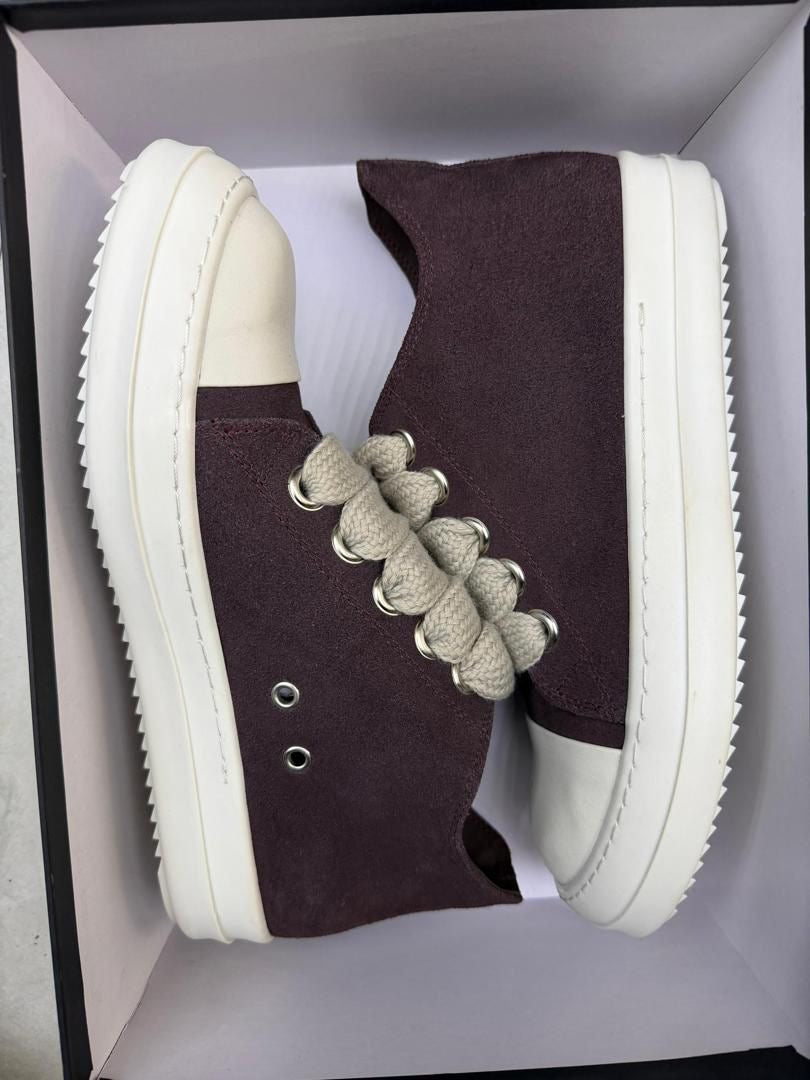 Rick Owens Jumbo Lace Low Sneakers