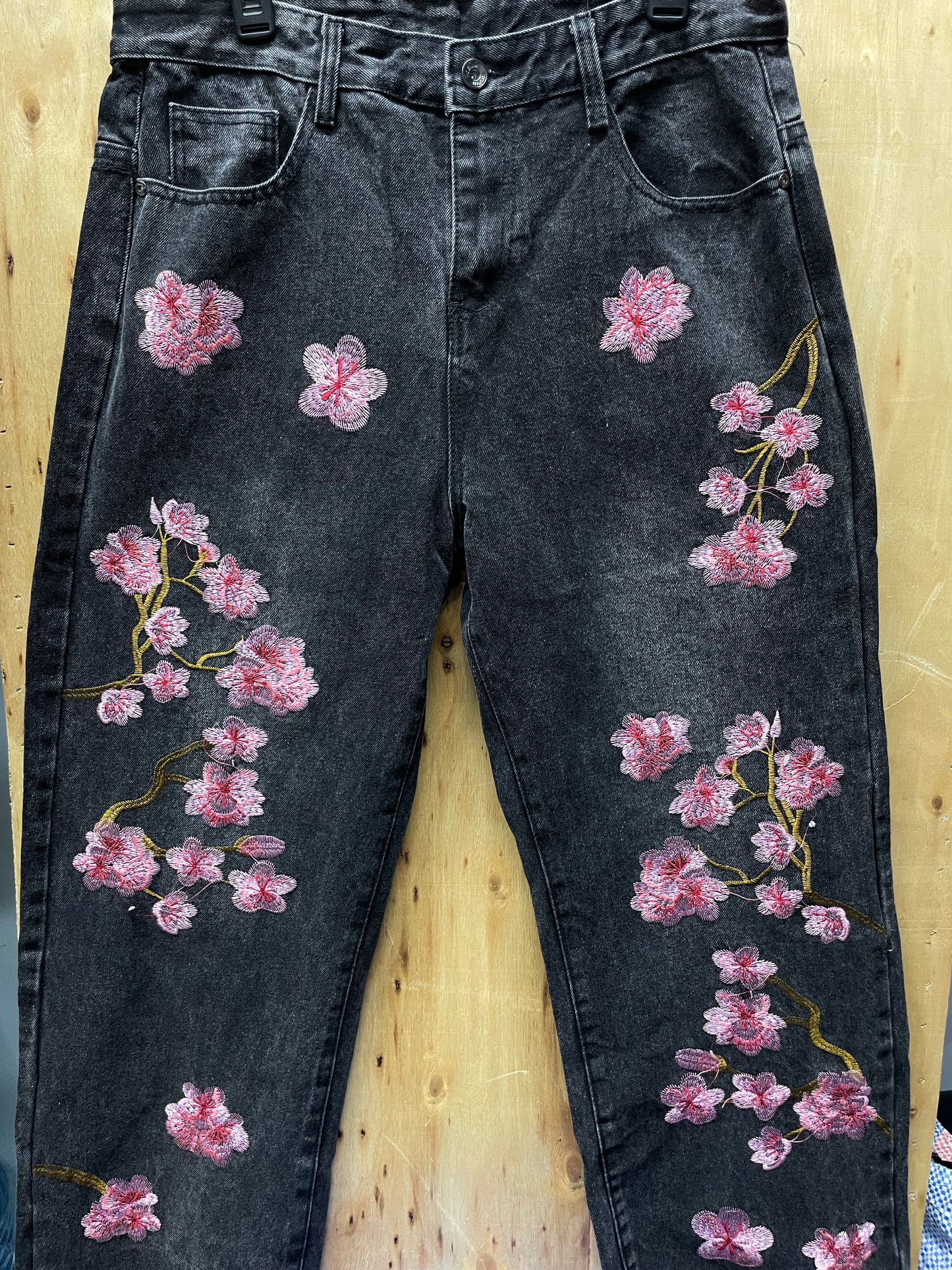 Cherry Blossom Washed Denim