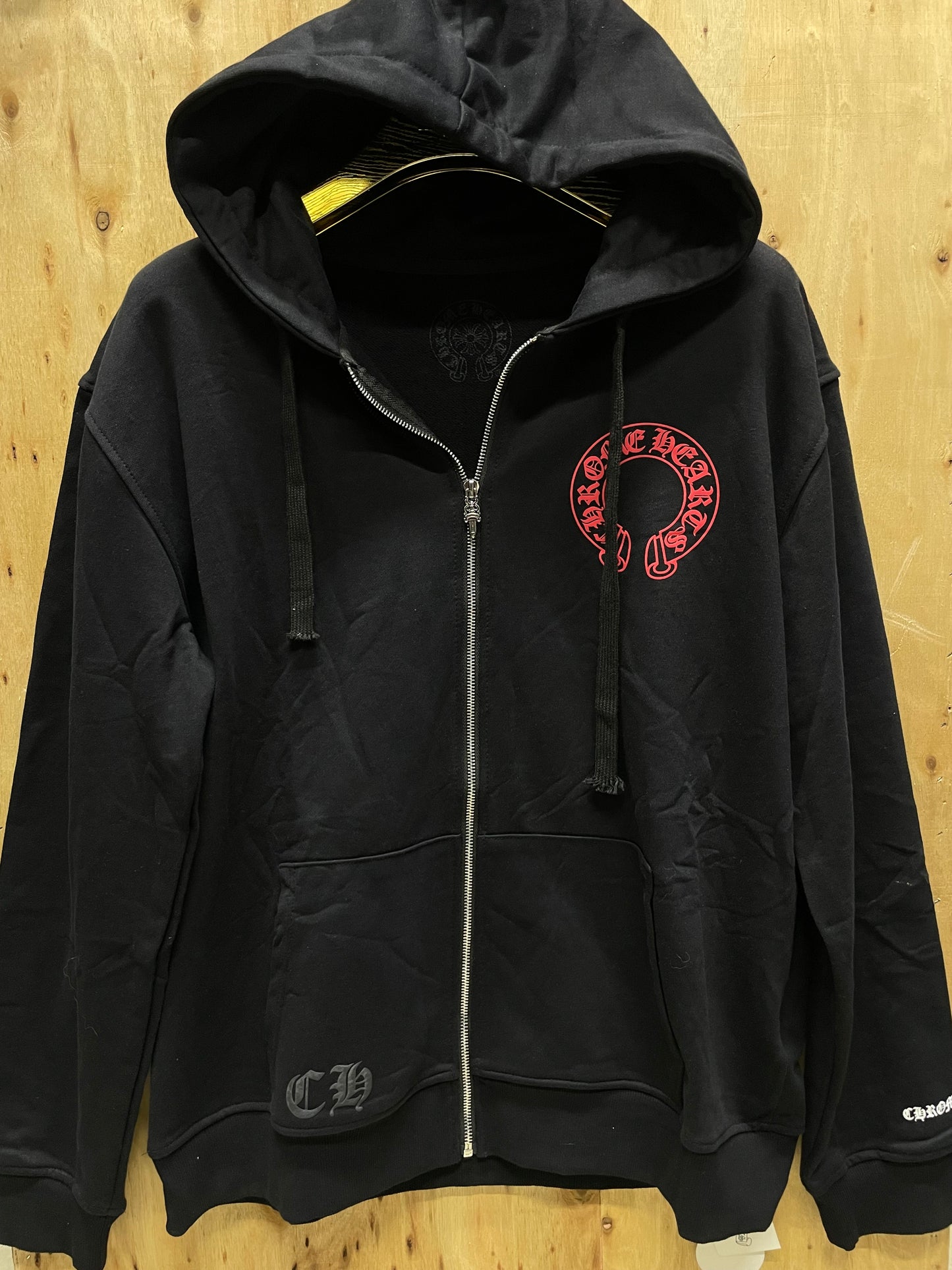 Chrome hearts Red Horseshoe Hoodie