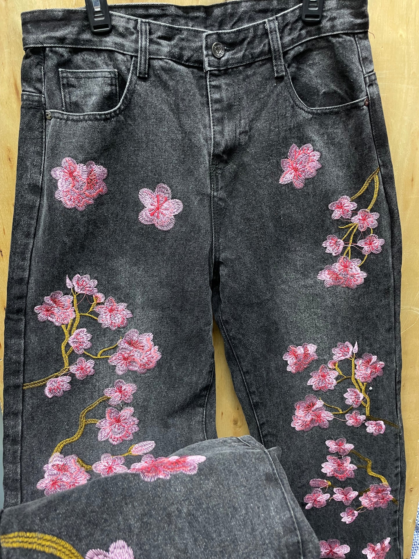 Cherry Blossom Washed Denim