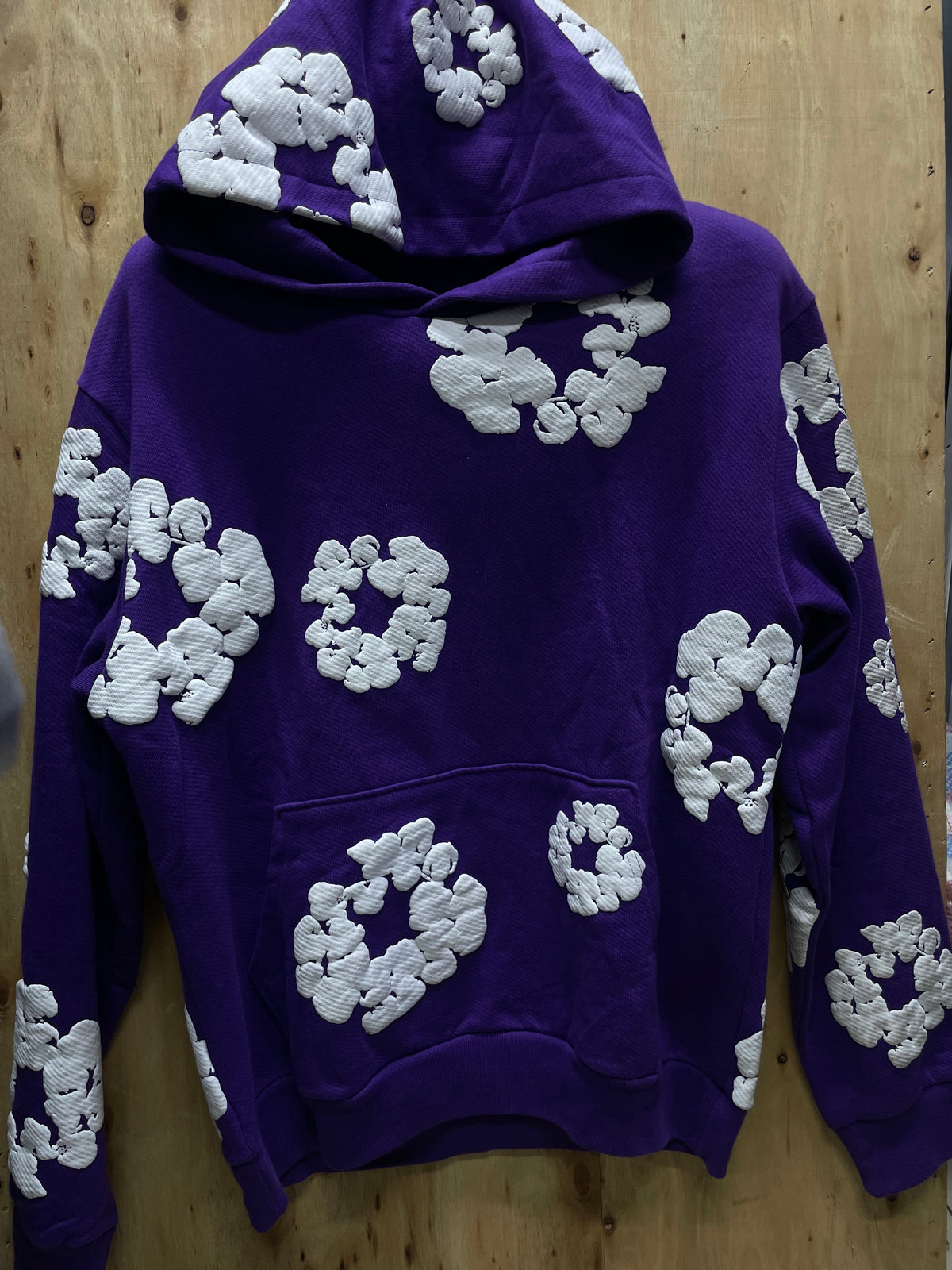 Denim Tears Cotton Wreath Hoodie (Purple)