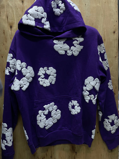 Denim Tears Cotton Wreath Hoodie (Purple)