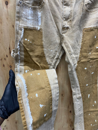 Brown ‘Stained’ Jeans