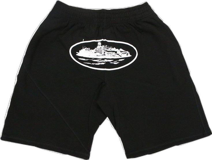 Men's Corteiz OG Alc Shorts in Black